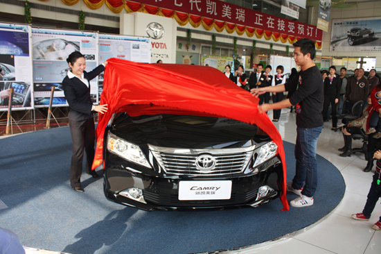 第七代凱美瑞在南寧迅利江南店正式上市