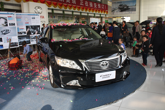 第七代凱美瑞在南寧迅利江南店正式上市